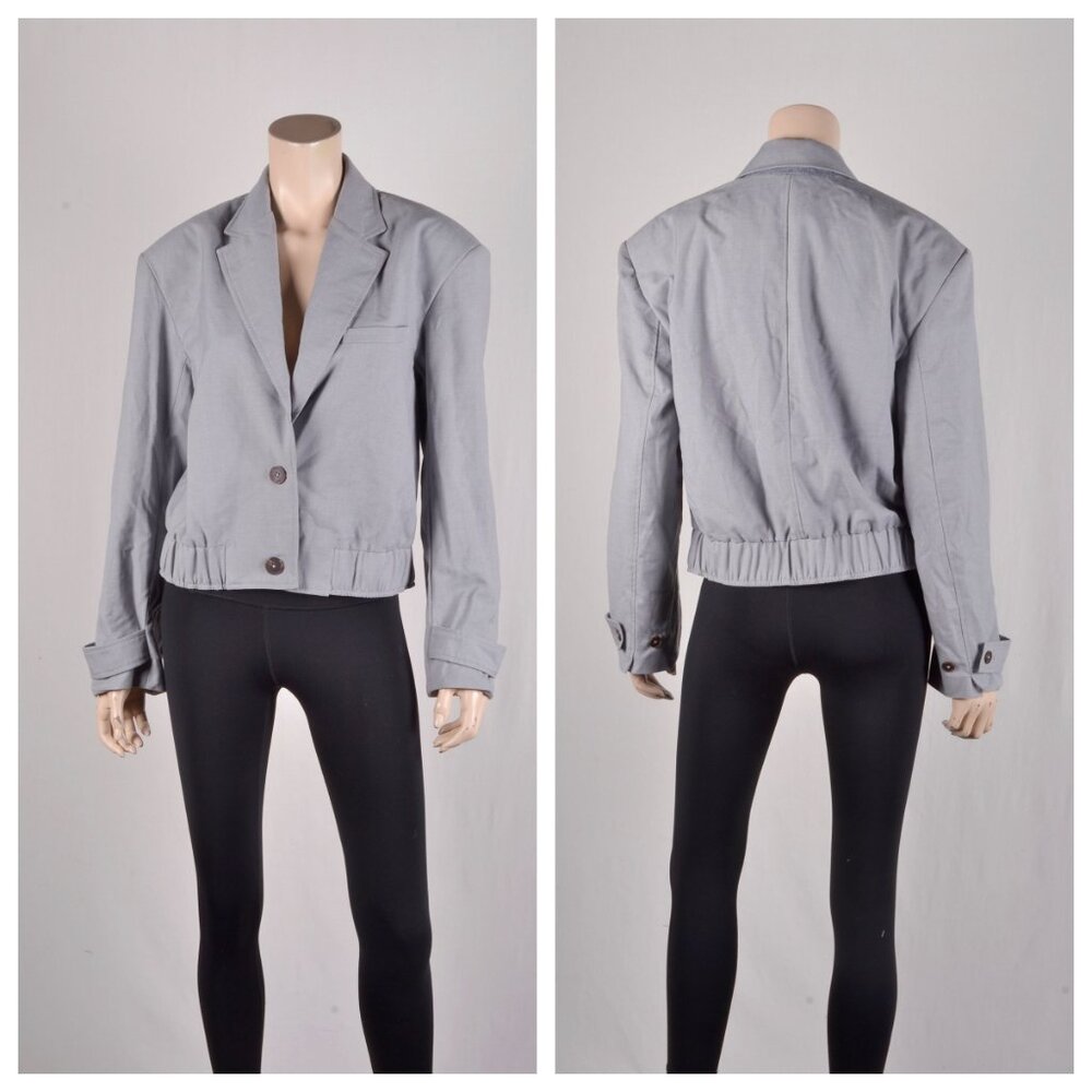 Free People Agnes Solid Bomber Jacket - image 3